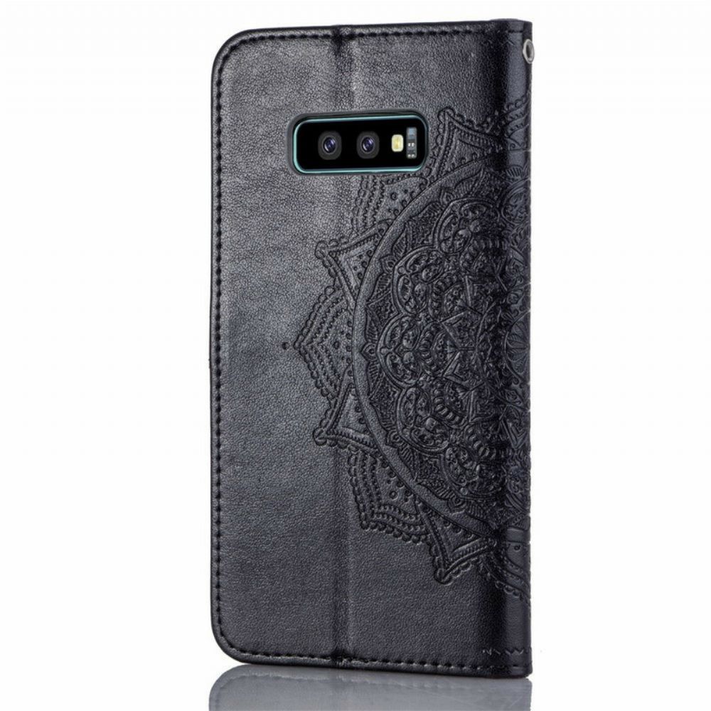 Lederhüllen Für Samsung Galaxy S10e Mandala Aus Dem Mittelalter