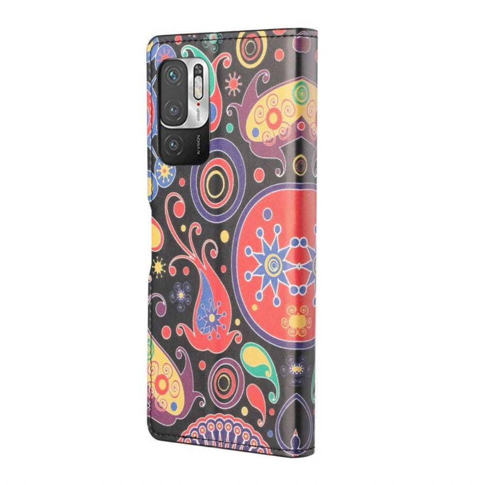 Flip Case Für Poco M3 Pro 5G Galaxy-design