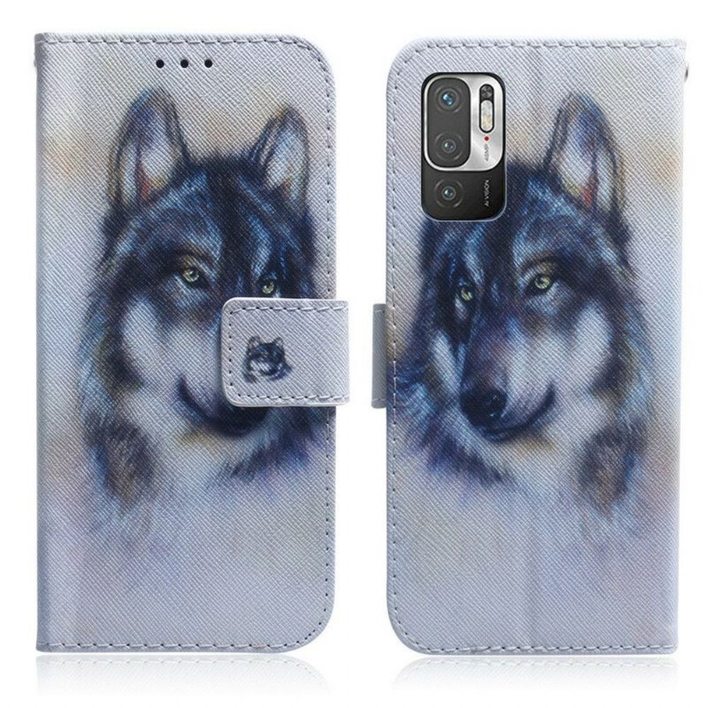 Flip Case Für Poco M3 Pro 5G Hunde-look