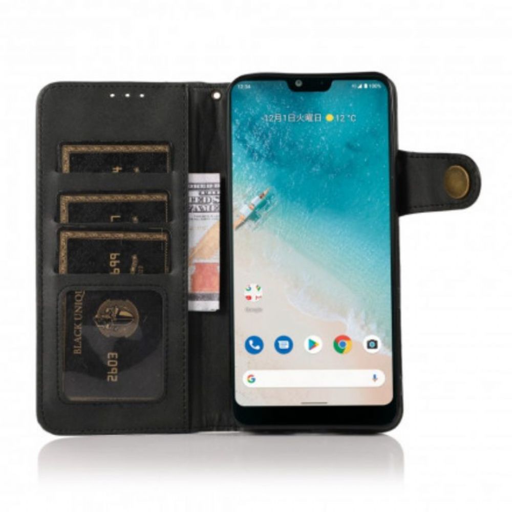 Flip Case Für Poco M3 Pro 5G Kunstleder Khazneh