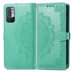 Flip Case Für Poco M3 Pro 5G Mandala-mittelalter