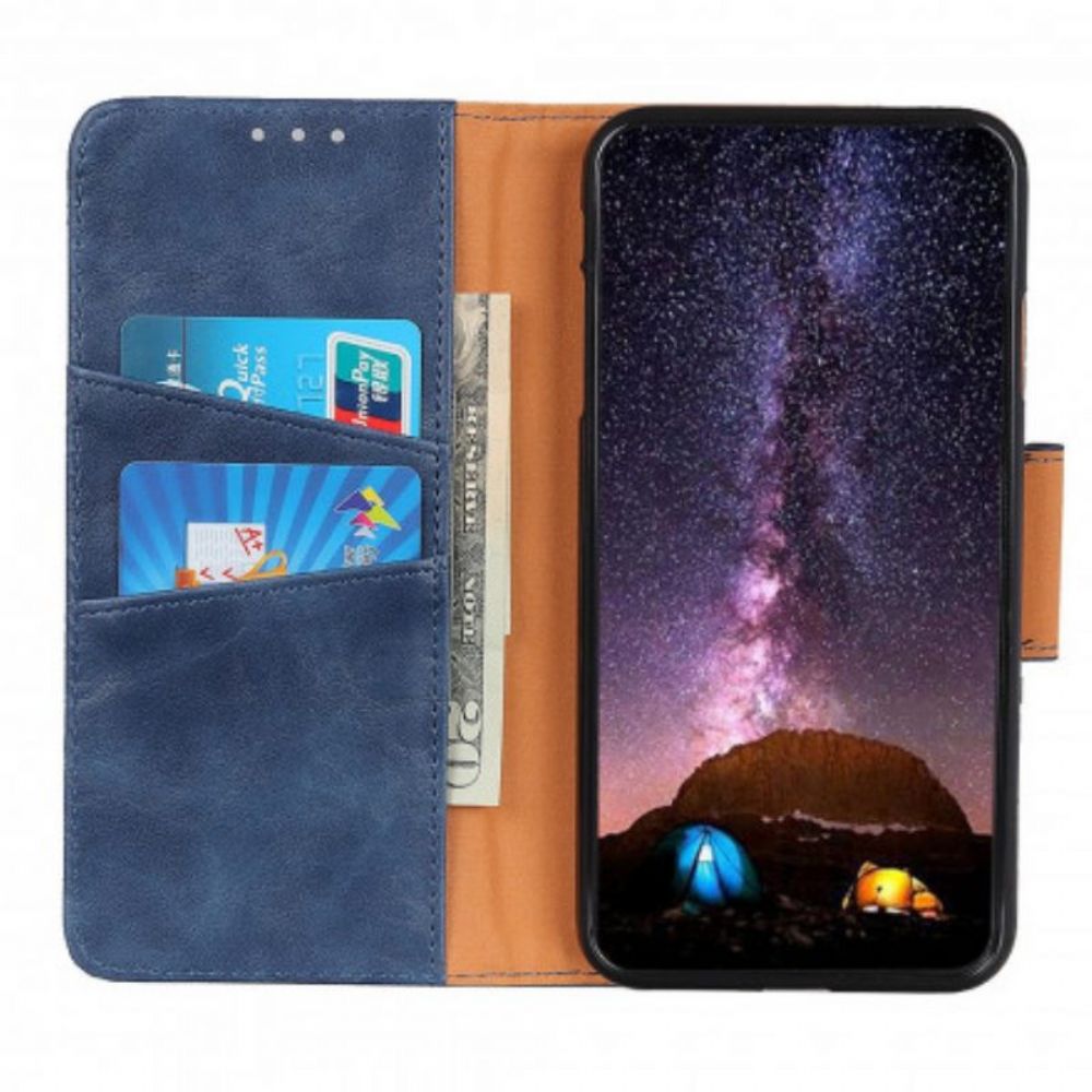 Flip Case Für Poco M3 Pro 5G Reversibler Magnetverschluss