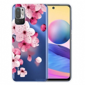 Handyhülle Für Poco M3 Pro 5G Kleine Rosa Blumen