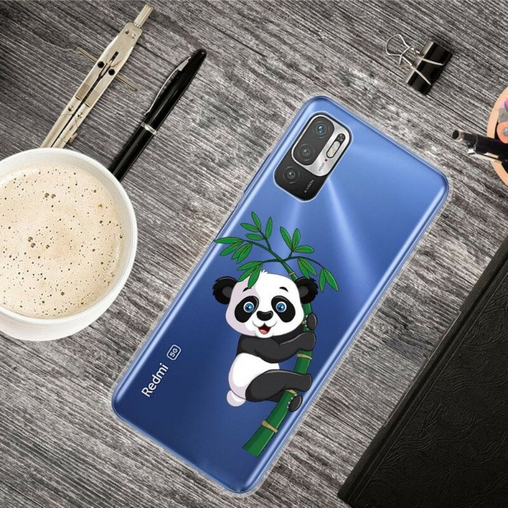 Hülle Für Poco M3 Pro 5G Panda Auf Bambus