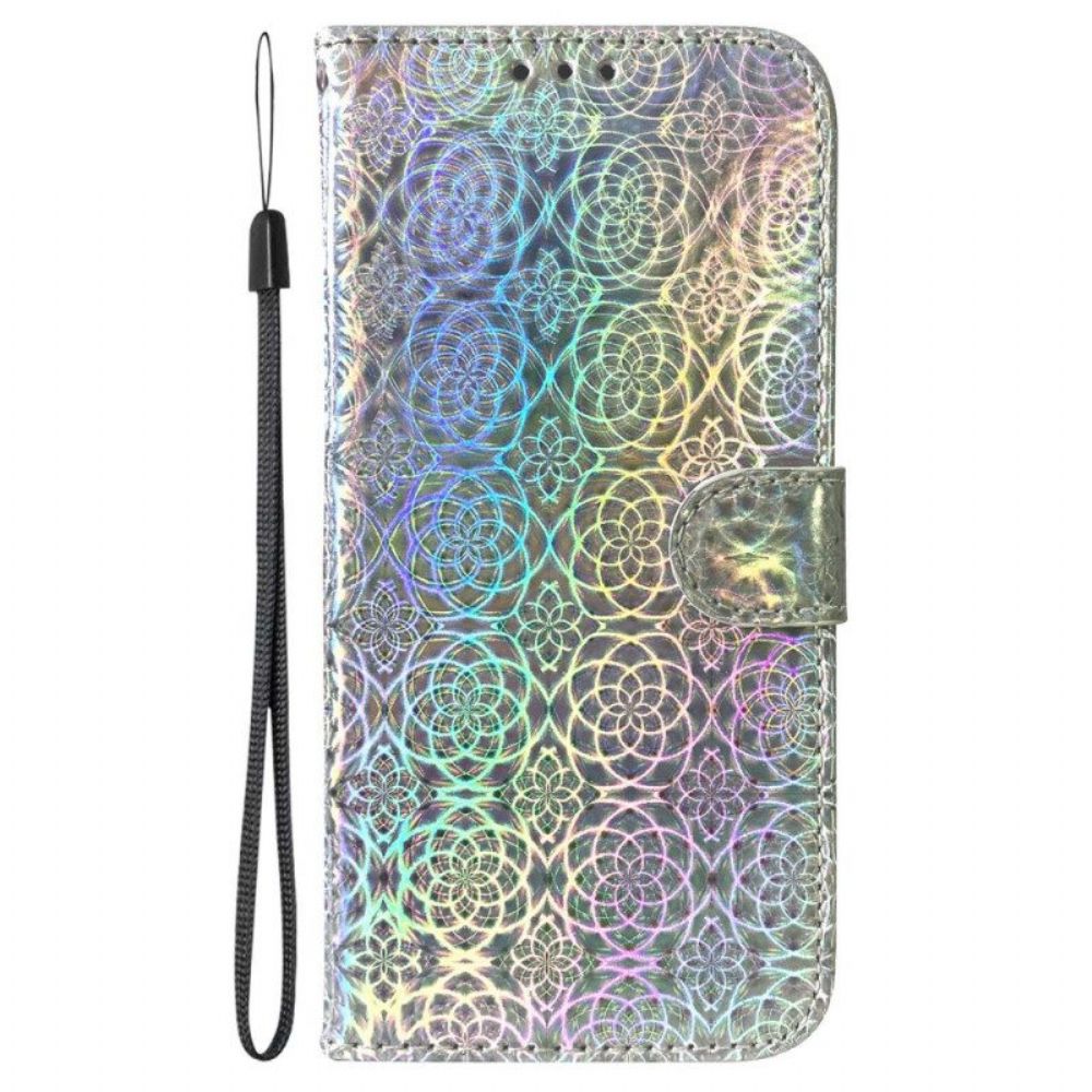 Flip Case Für Samsung Galaxy A14 / A14 5G Disco-stil