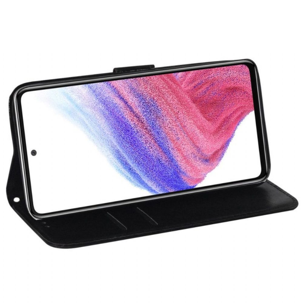 Flip Case Für Samsung Galaxy A14 / A14 5G Disco-stil