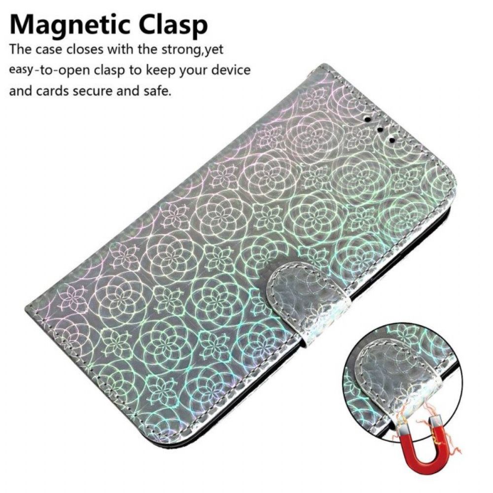 Flip Case Für Samsung Galaxy A14 / A14 5G Disco-stil