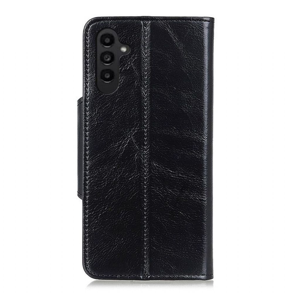 Flip Case Für Samsung Galaxy A14 / A14 5G Kunstleder Mit Knopf