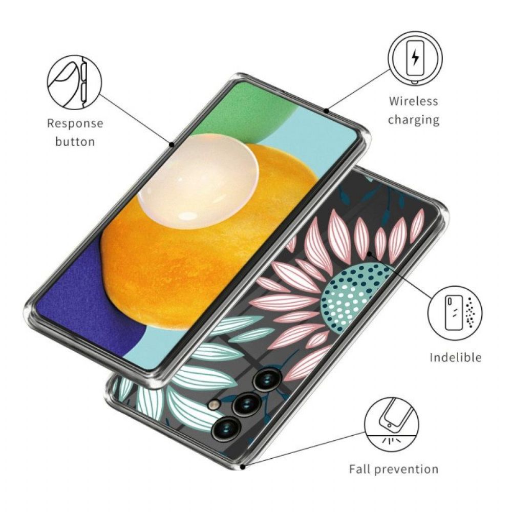 Hülle Für Samsung Galaxy A14 / A14 5G Nahtlose Blumen