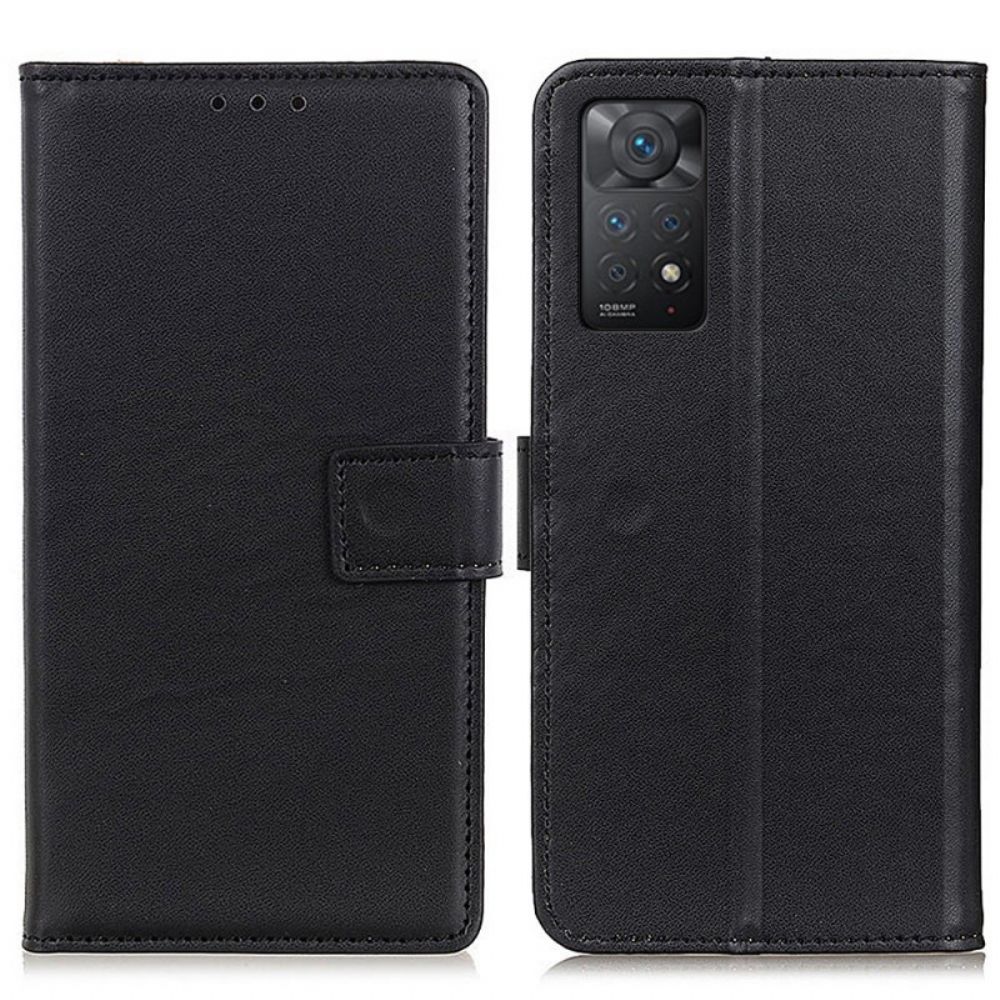 Flip Case Für Xiaomi Redmi Note 11 Pro 4G / 5G Einfaches Kunstleder