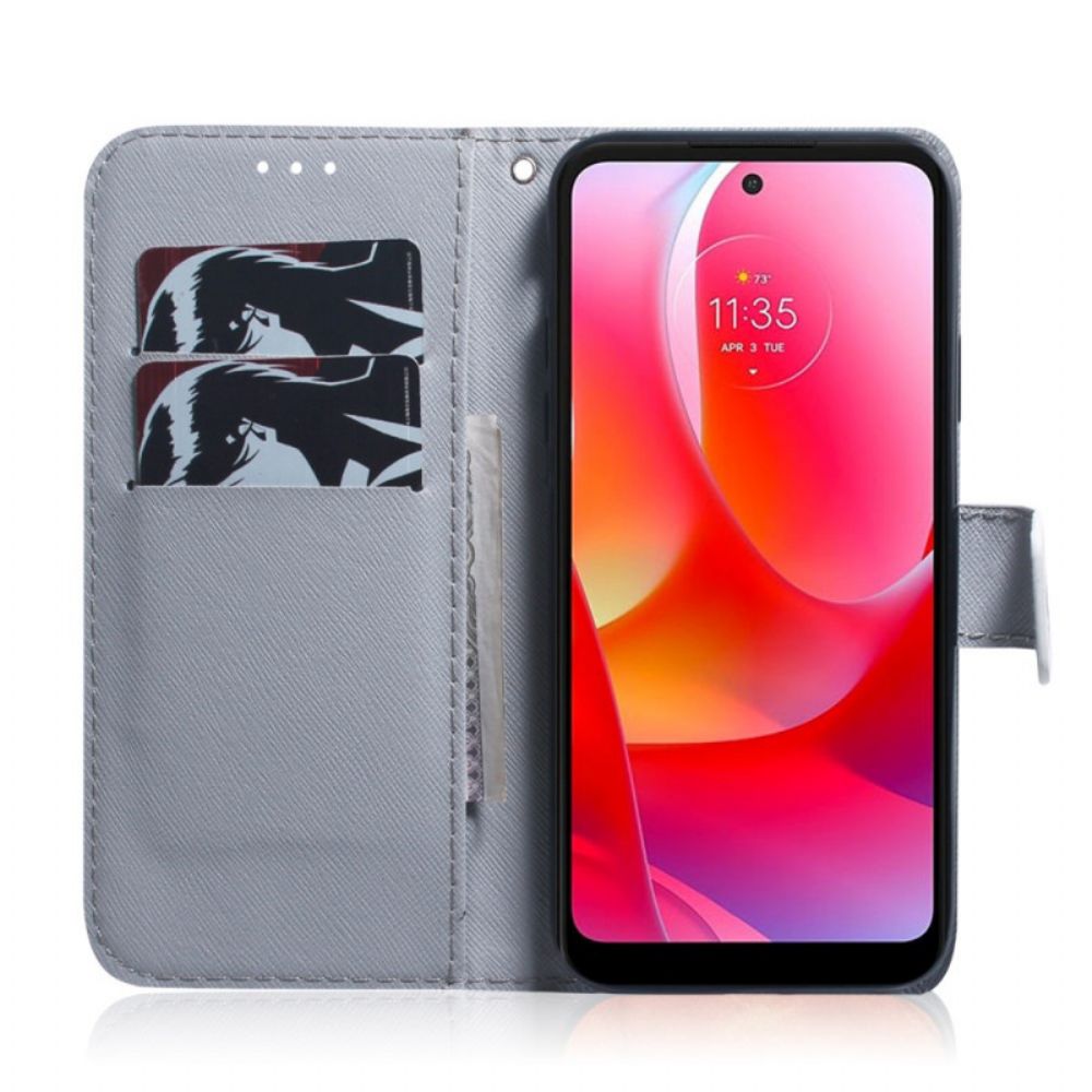 Flip Case Für Xiaomi Redmi Note 11 Pro 4G / 5G Gemälde Von Eulen