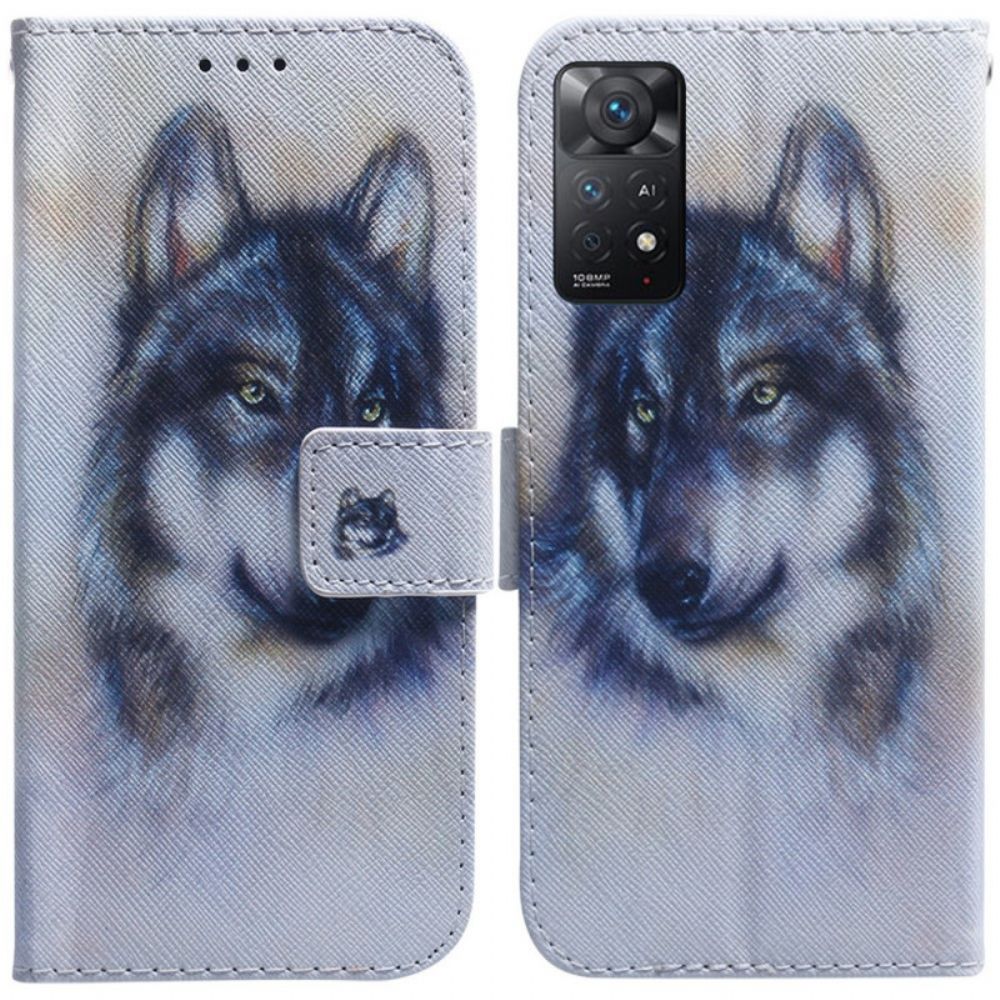 Flip Case Für Xiaomi Redmi Note 11 Pro 4G / 5G Hundeblick