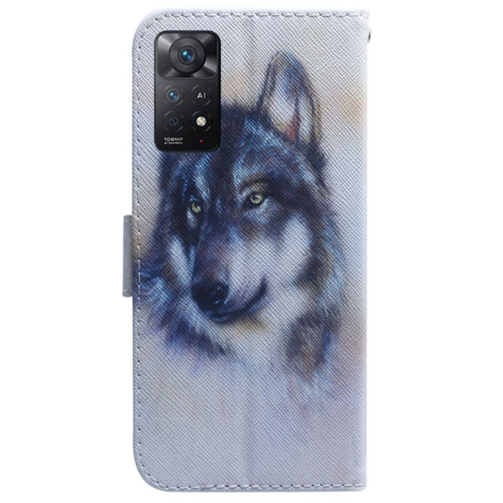 Flip Case Für Xiaomi Redmi Note 11 Pro 4G / 5G Hundeblick