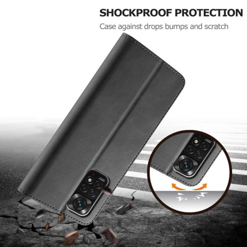 Flip Case Für Xiaomi Redmi Note 11 Pro 4G / 5G Lc.imeeke Ledereffekt