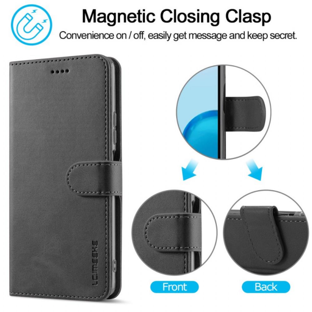 Flip Case Für Xiaomi Redmi Note 11 Pro 4G / 5G Lc.imeeke Ledereffekt