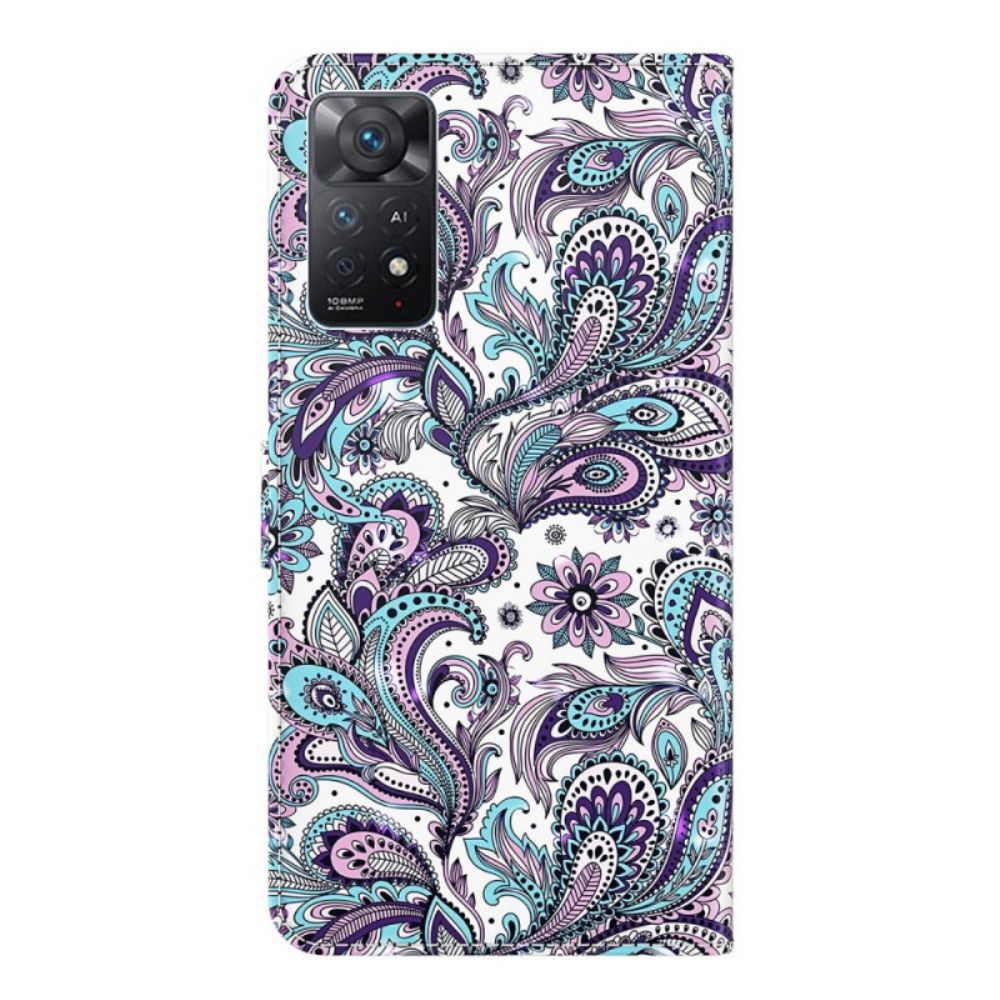 Flip Case Für Xiaomi Redmi Note 11 Pro 4G / 5G Paisley-muster