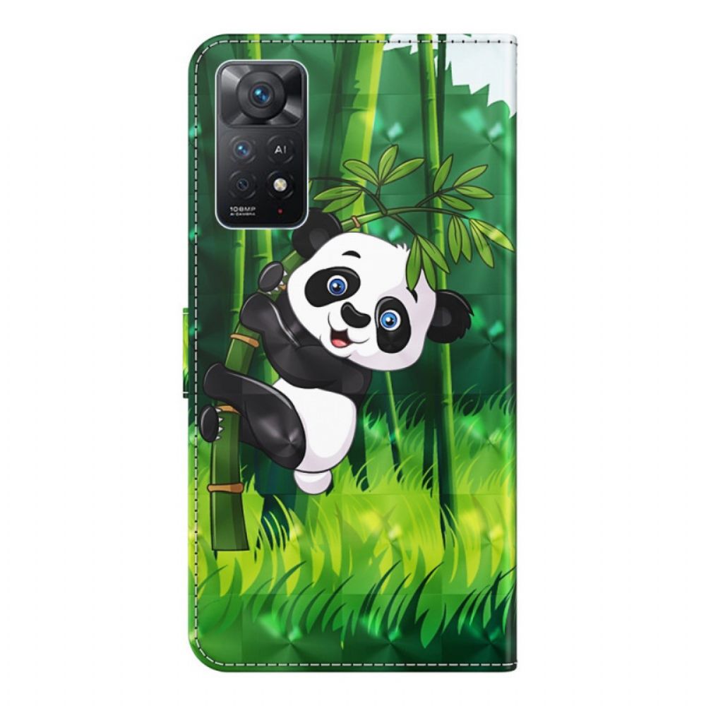 Flip Case Für Xiaomi Redmi Note 11 Pro 4G / 5G Panda Und Bambus