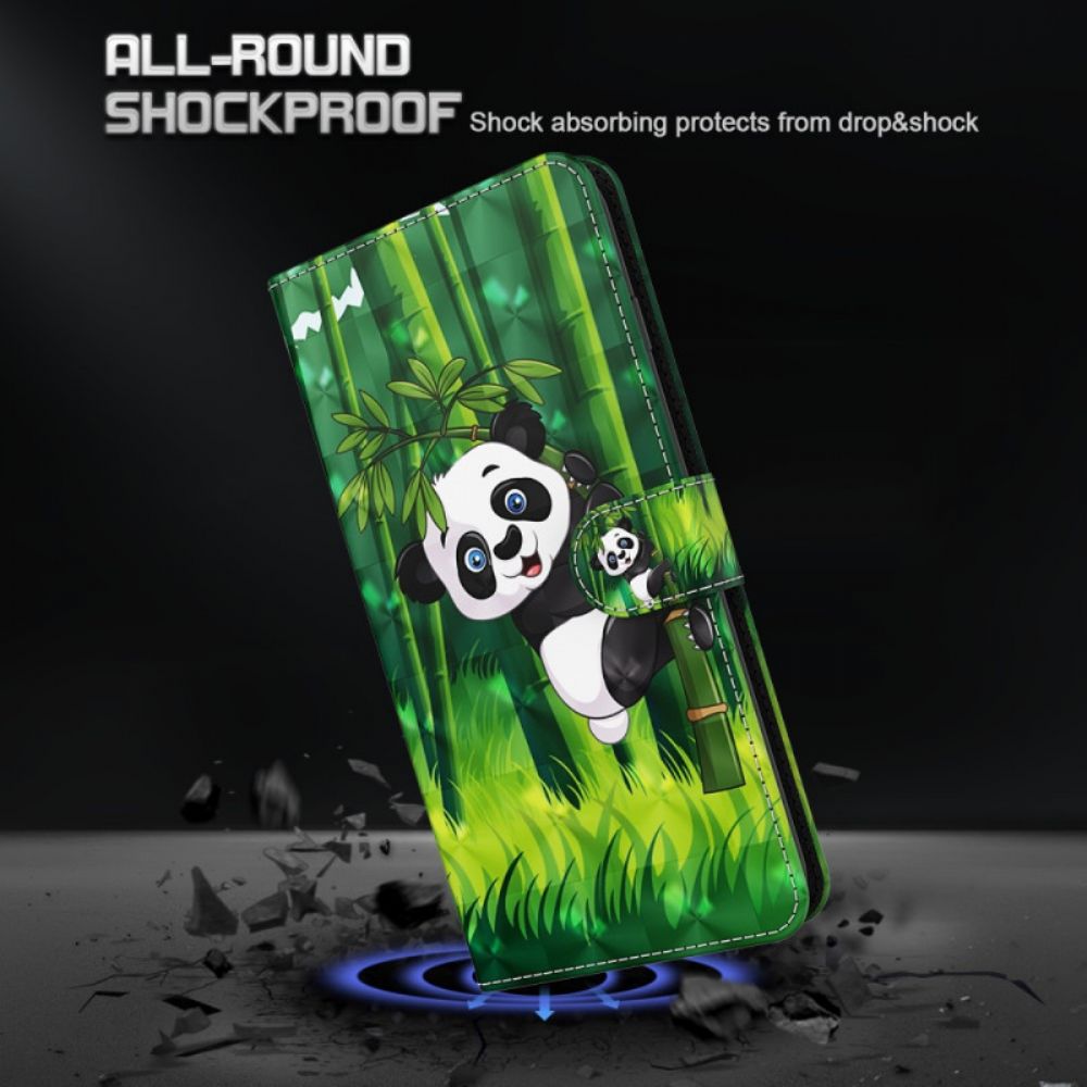 Flip Case Für Xiaomi Redmi Note 11 Pro 4G / 5G Panda Und Bambus