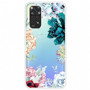 Handyhülle Für Xiaomi Redmi Note 11 Pro 4G / 5G Aquarell Blumen