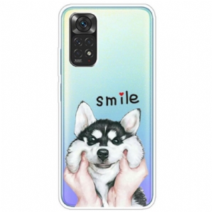 Handyhülle Für Xiaomi Redmi Note 11 Pro 4G / 5G Lächle Hund