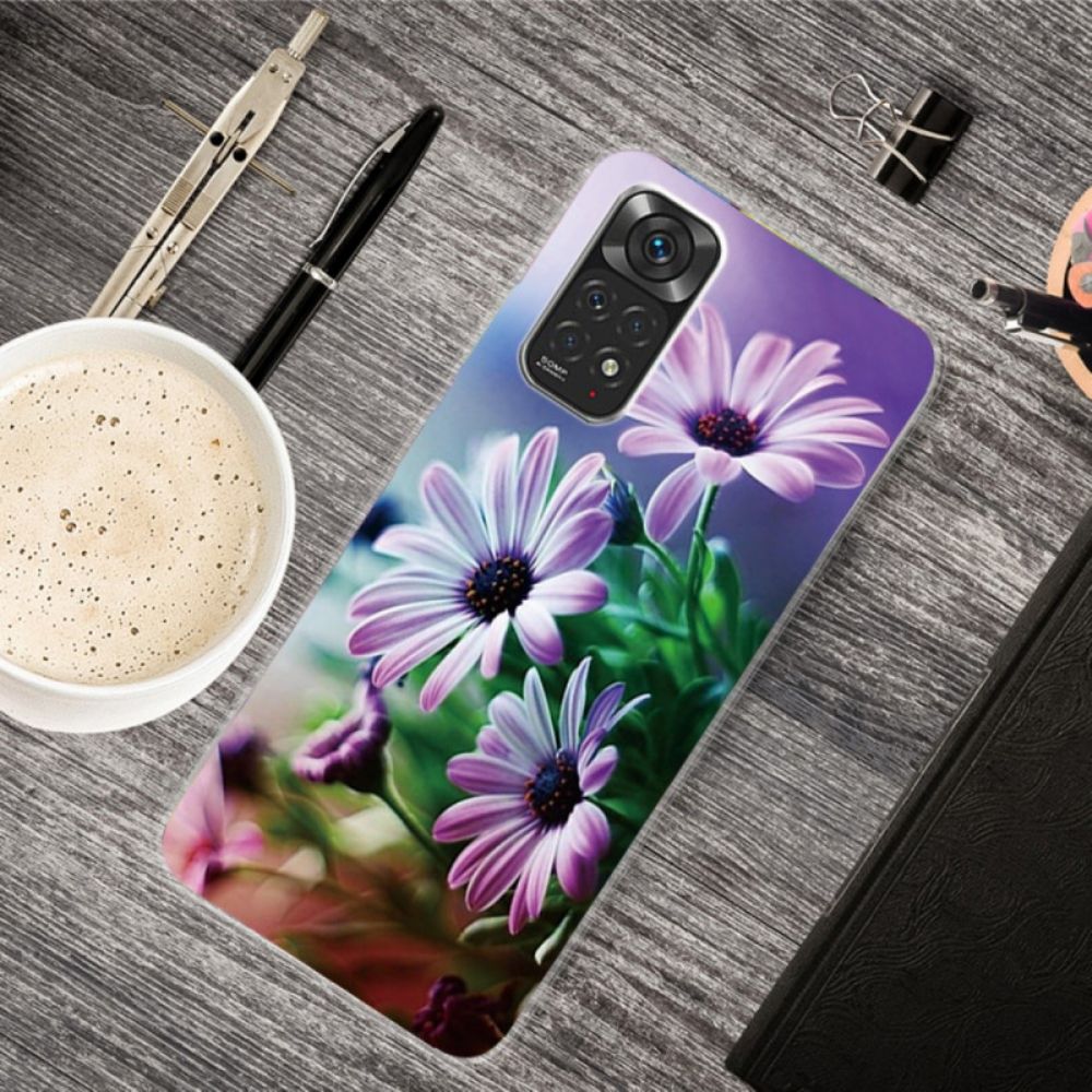 Handyhülle Für Xiaomi Redmi Note 11 Pro 4G / 5G Realistische Blumen