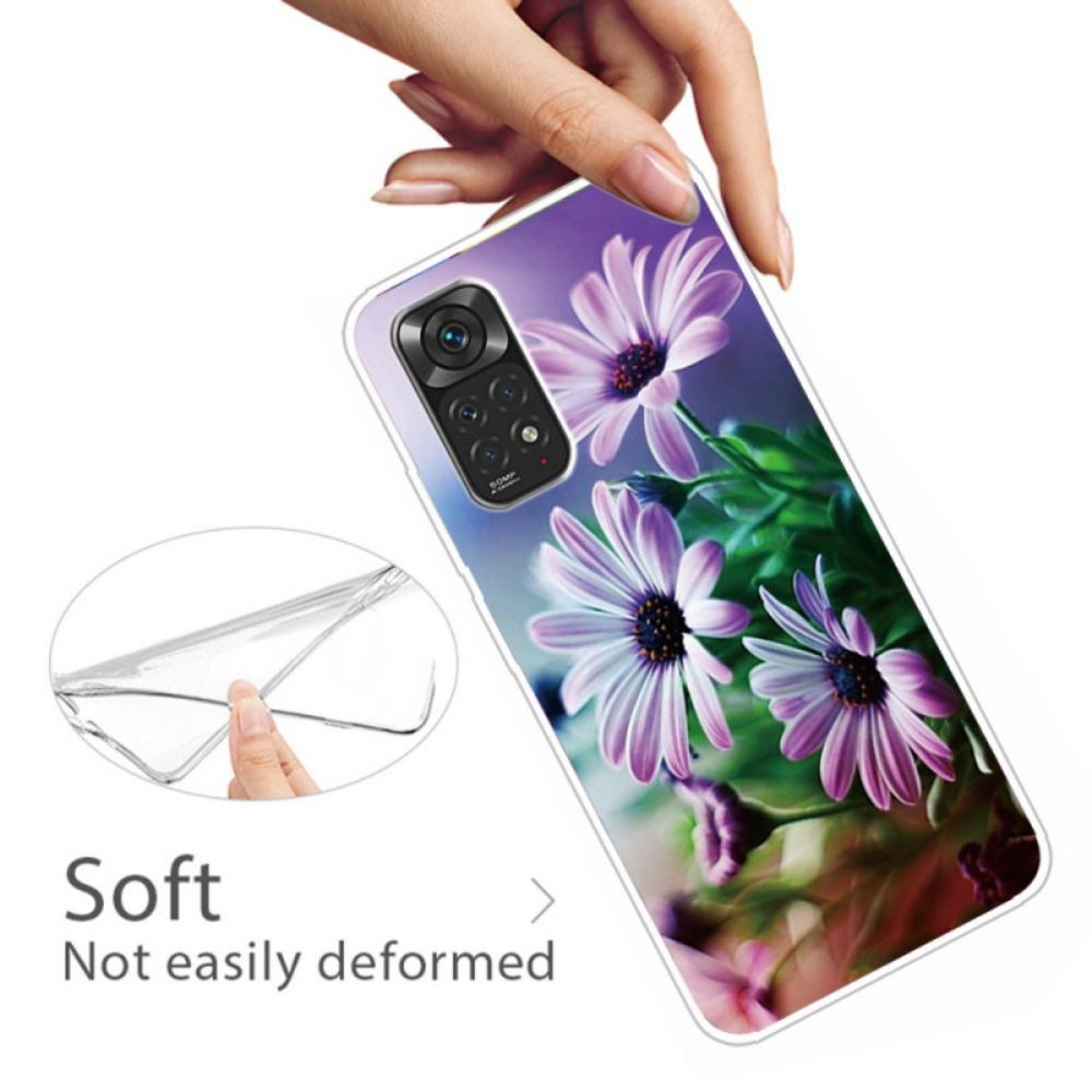 Handyhülle Für Xiaomi Redmi Note 11 Pro 4G / 5G Realistische Blumen