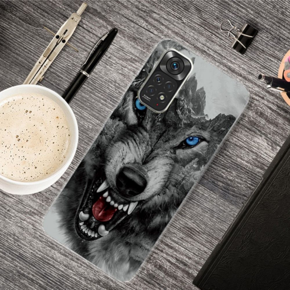 Handyhülle Für Xiaomi Redmi Note 11 Pro 4G / 5G Wilder Wolf