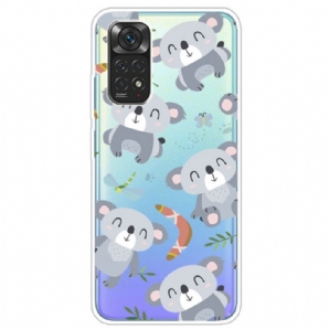 Hülle Für Xiaomi Redmi Note 11 Pro 4G / 5G Kleine Graue Koalas