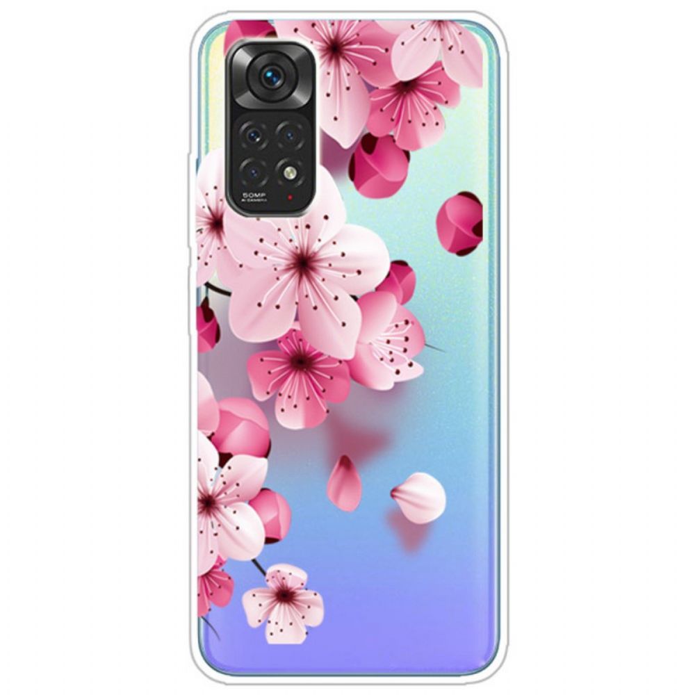 Hülle Für Xiaomi Redmi Note 11 Pro 4G / 5G Kleine Rosa Blumen