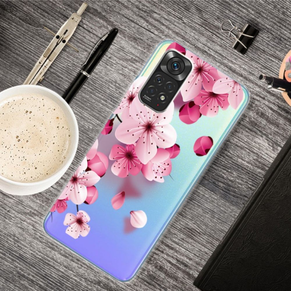 Hülle Für Xiaomi Redmi Note 11 Pro 4G / 5G Kleine Rosa Blumen