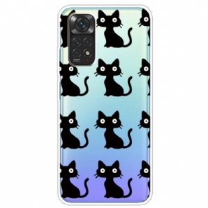 Hülle Für Xiaomi Redmi Note 11 Pro 4G / 5G Mehrere Schwarze Katzen