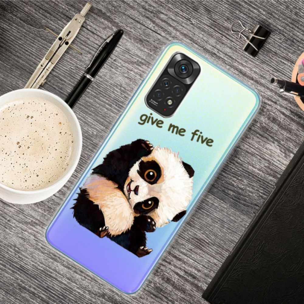 Hülle Für Xiaomi Redmi Note 11 Pro 4G / 5G Panda Gib Mir Fünf