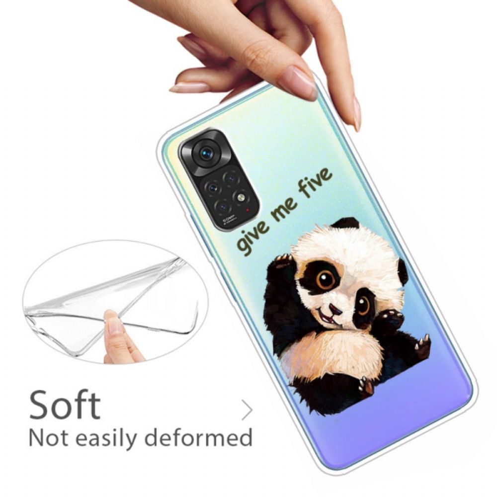 Hülle Für Xiaomi Redmi Note 11 Pro 4G / 5G Panda Gib Mir Fünf