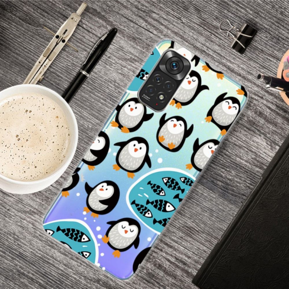 Hülle Für Xiaomi Redmi Note 11 Pro 4G / 5G Pinguine Und Fische