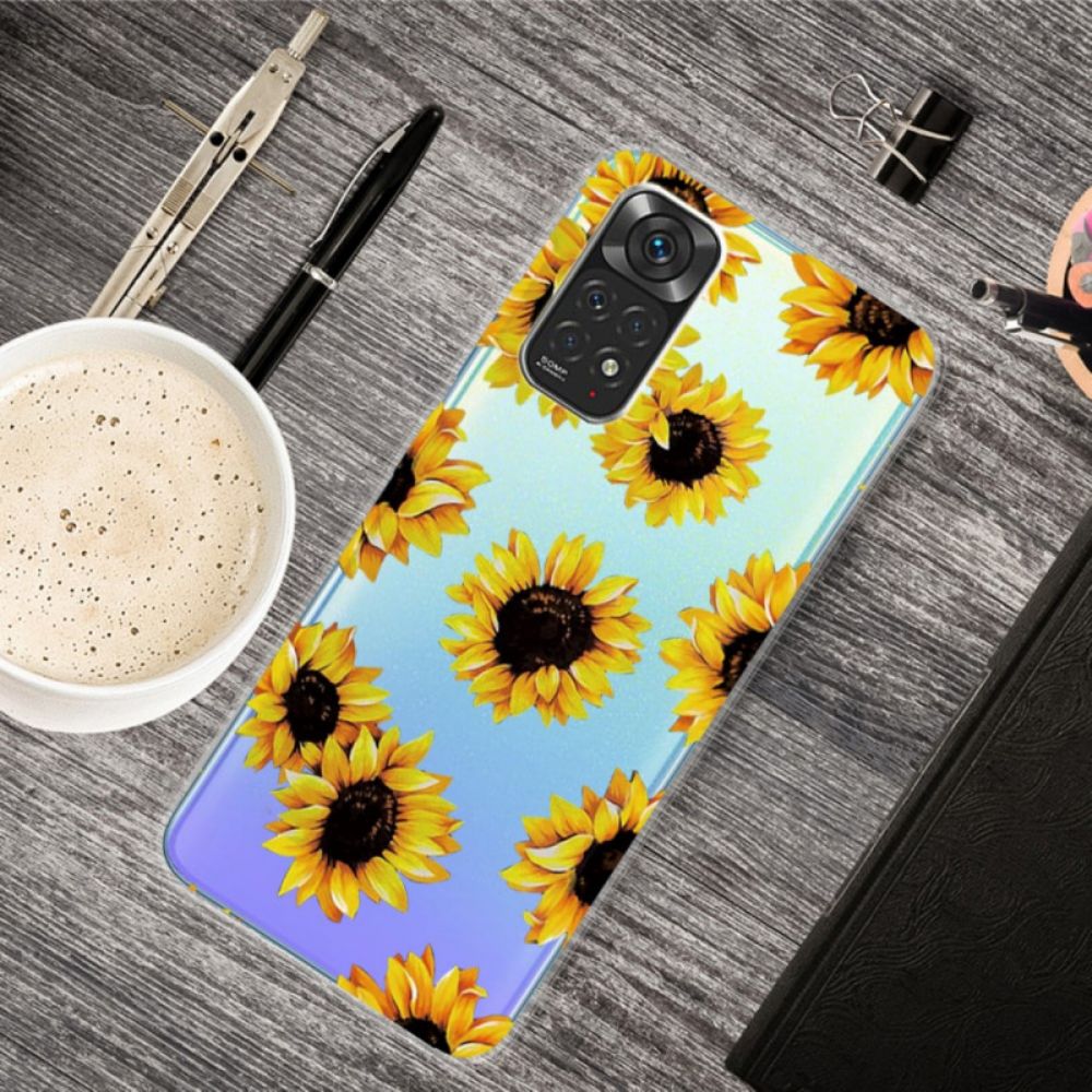 Hülle Für Xiaomi Redmi Note 11 Pro 4G / 5G Sonnenblumen