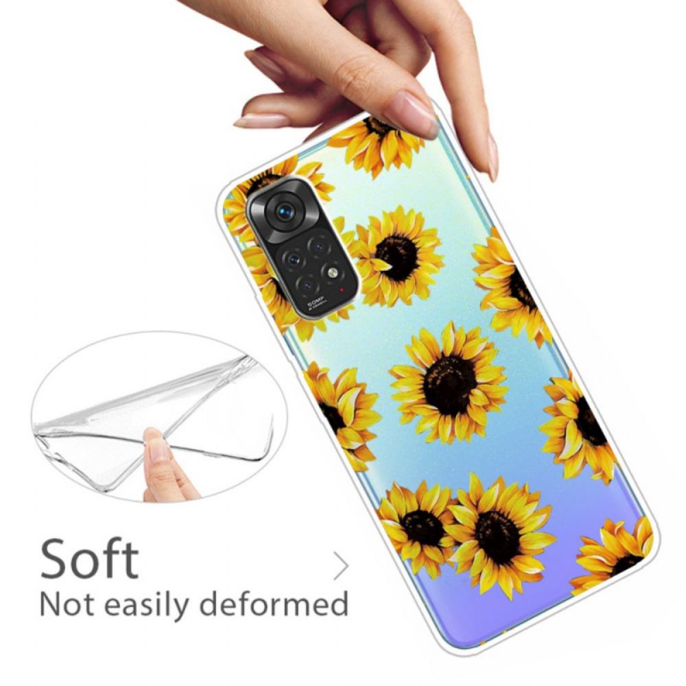 Hülle Für Xiaomi Redmi Note 11 Pro 4G / 5G Sonnenblumen