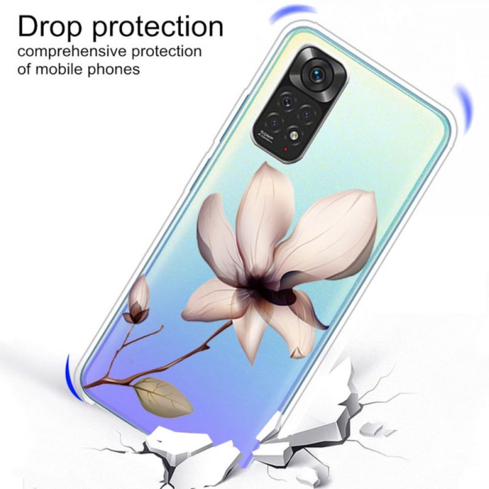 Hülle Für Xiaomi Redmi Note 11 Pro 4G / 5G Transparente Blume