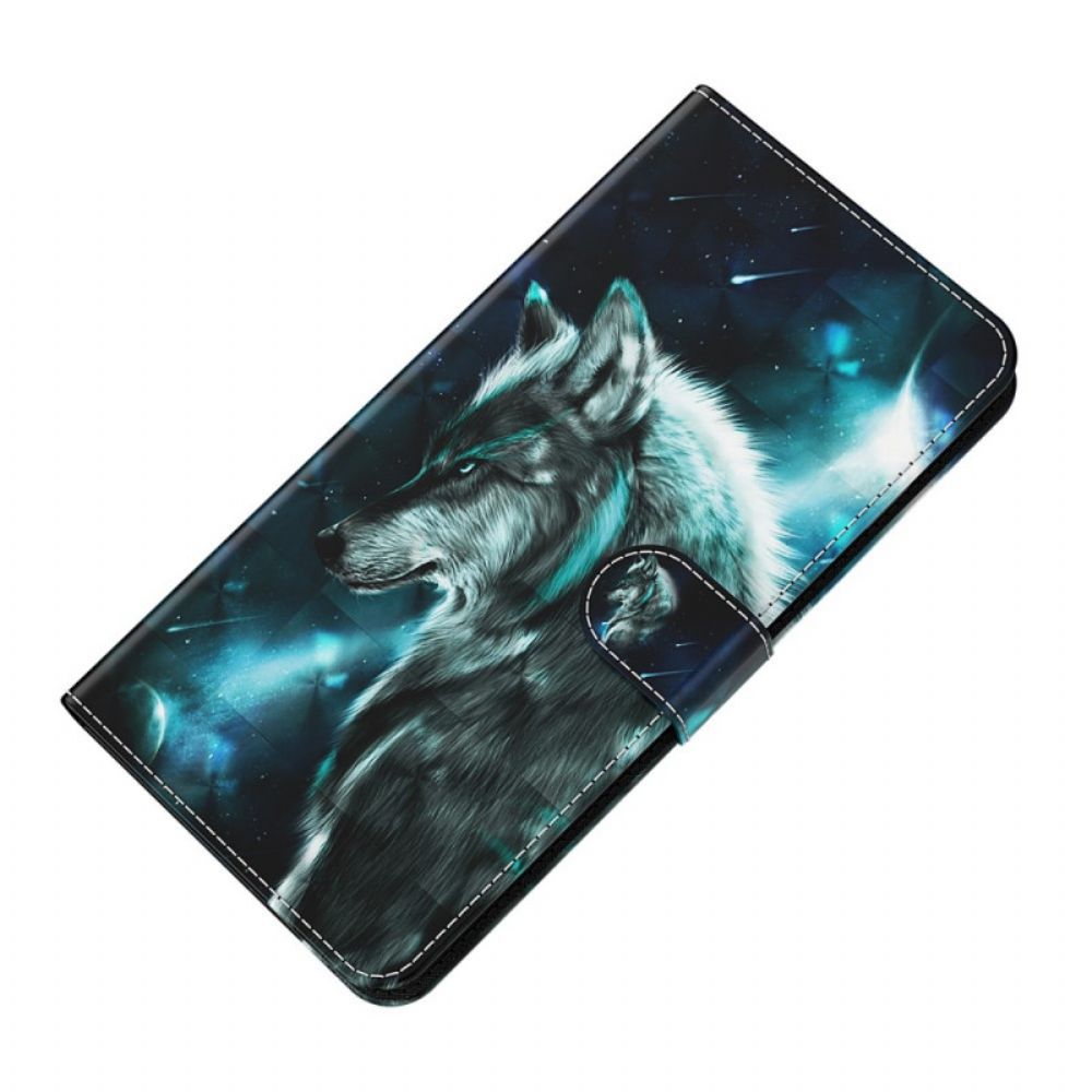 Lederhüllen Für Xiaomi Redmi Note 11 Pro 4G / 5G Majestätischer Wolf