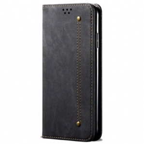 Schutzhülle Für Xiaomi Redmi Note 11 Pro 4G / 5G Flip Case Jeansstoff