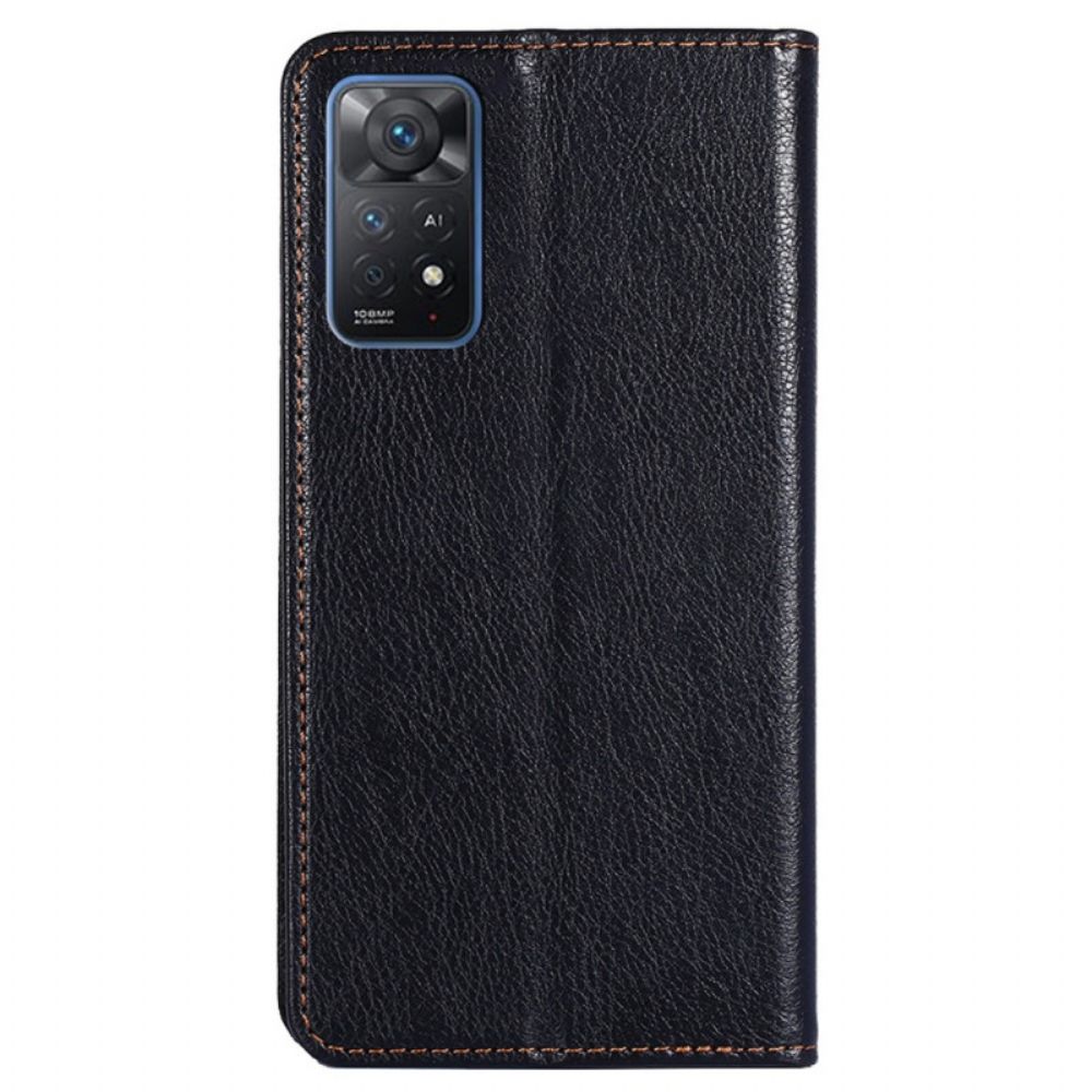 Schutzhülle Für Xiaomi Redmi Note 11 Pro 4G / 5G Flip Case Kunstledernähte