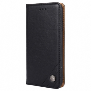 Schutzhülle Für Xiaomi Redmi Note 11 Pro 4G / 5G Flip Case Lederoptik Mit Nieten