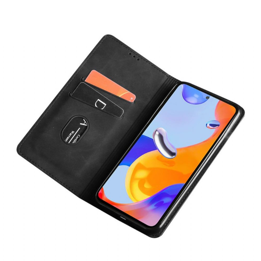 Schutzhülle Für Xiaomi Redmi Note 11 Pro 4G / 5G Flip Case Skin-touch-design