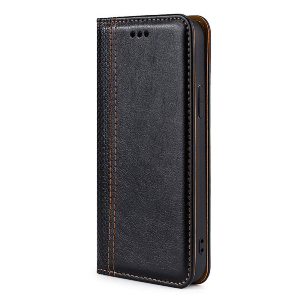 Schutzhülle Für Xiaomi Redmi Note 11 Pro 4G / 5G Flip Case Strukturierter Ledereffekt