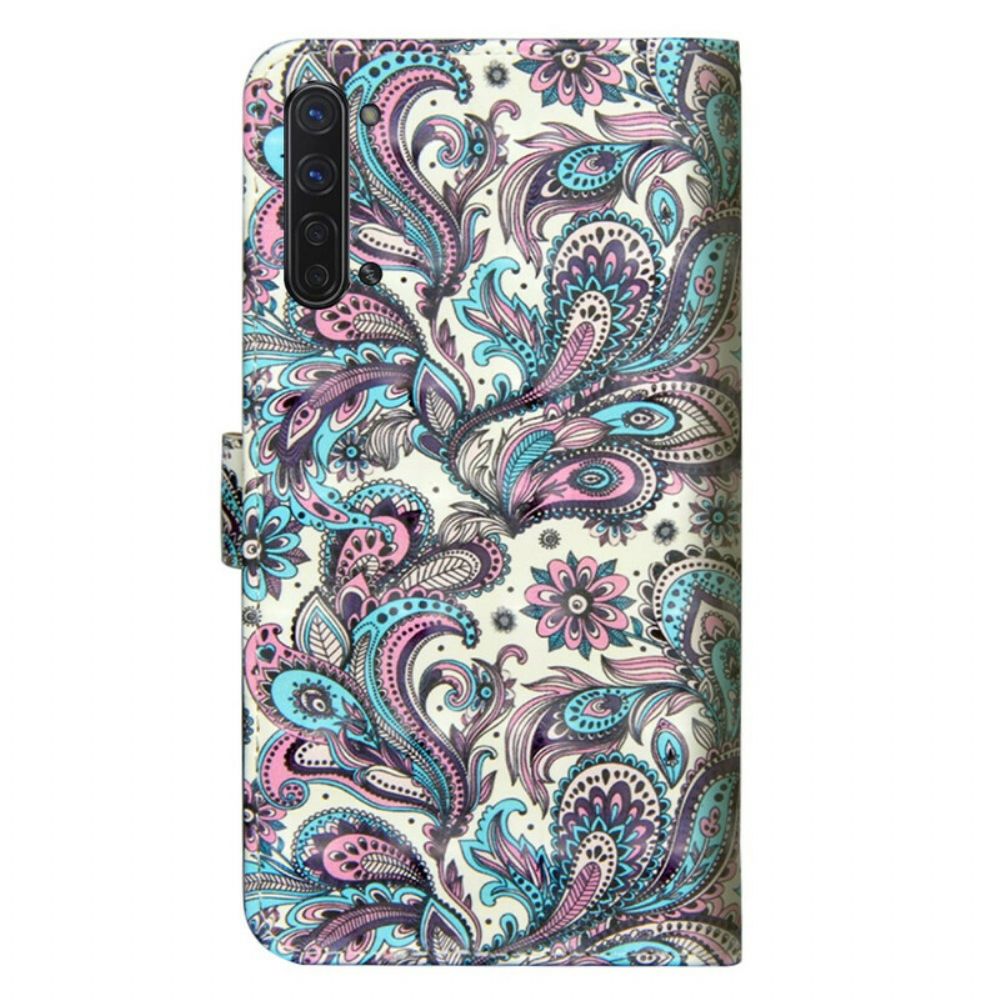 Flip Case Für Oppo Find X2 Lite Blumenmuster