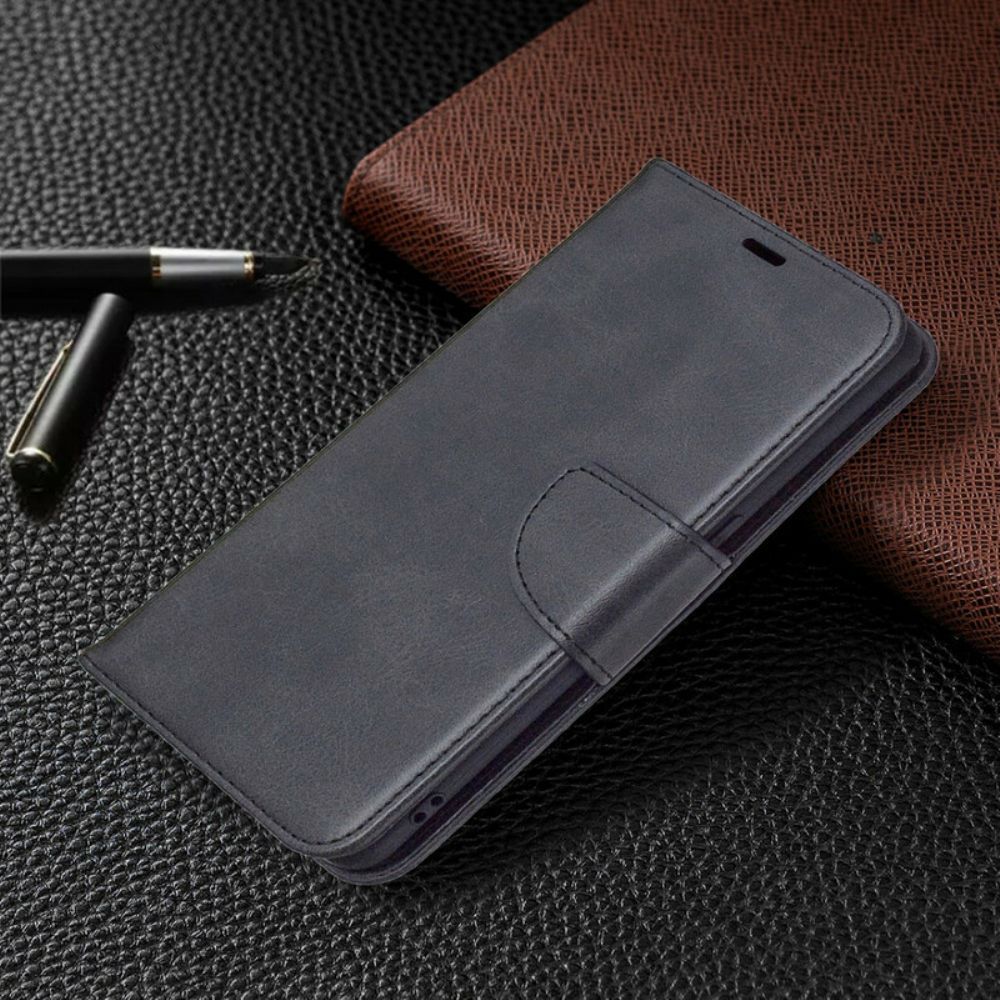 Flip Case Für Oppo Find X2 Lite Flip Case Glatte Schräge Klappe