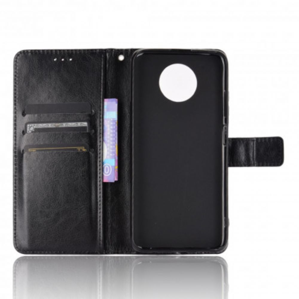 Flip Case Für Xiaomi Redmi Note 9 5G / 9T 5G Auffälliges Kunstleder