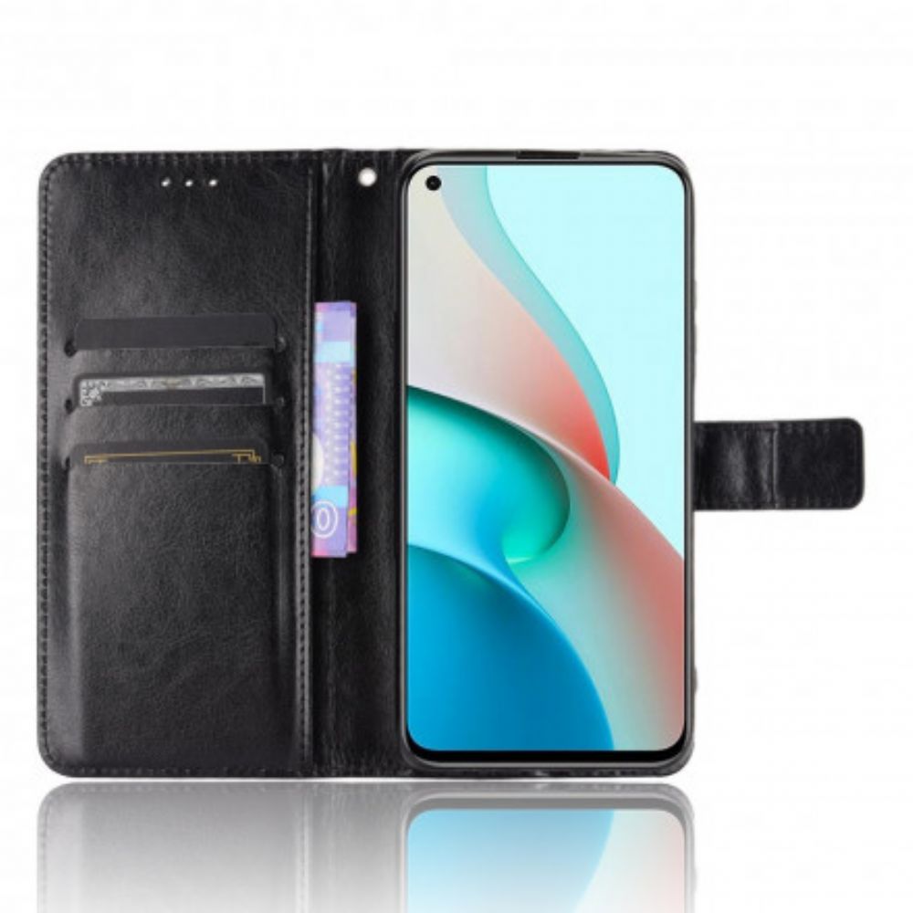 Flip Case Für Xiaomi Redmi Note 9 5G / 9T 5G Auffälliges Kunstleder