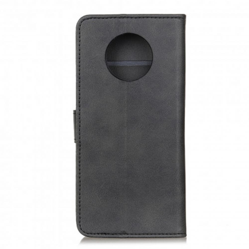 Flip Case Für Xiaomi Redmi Note 9 5G / 9T 5G Retro-mattleder-effekt