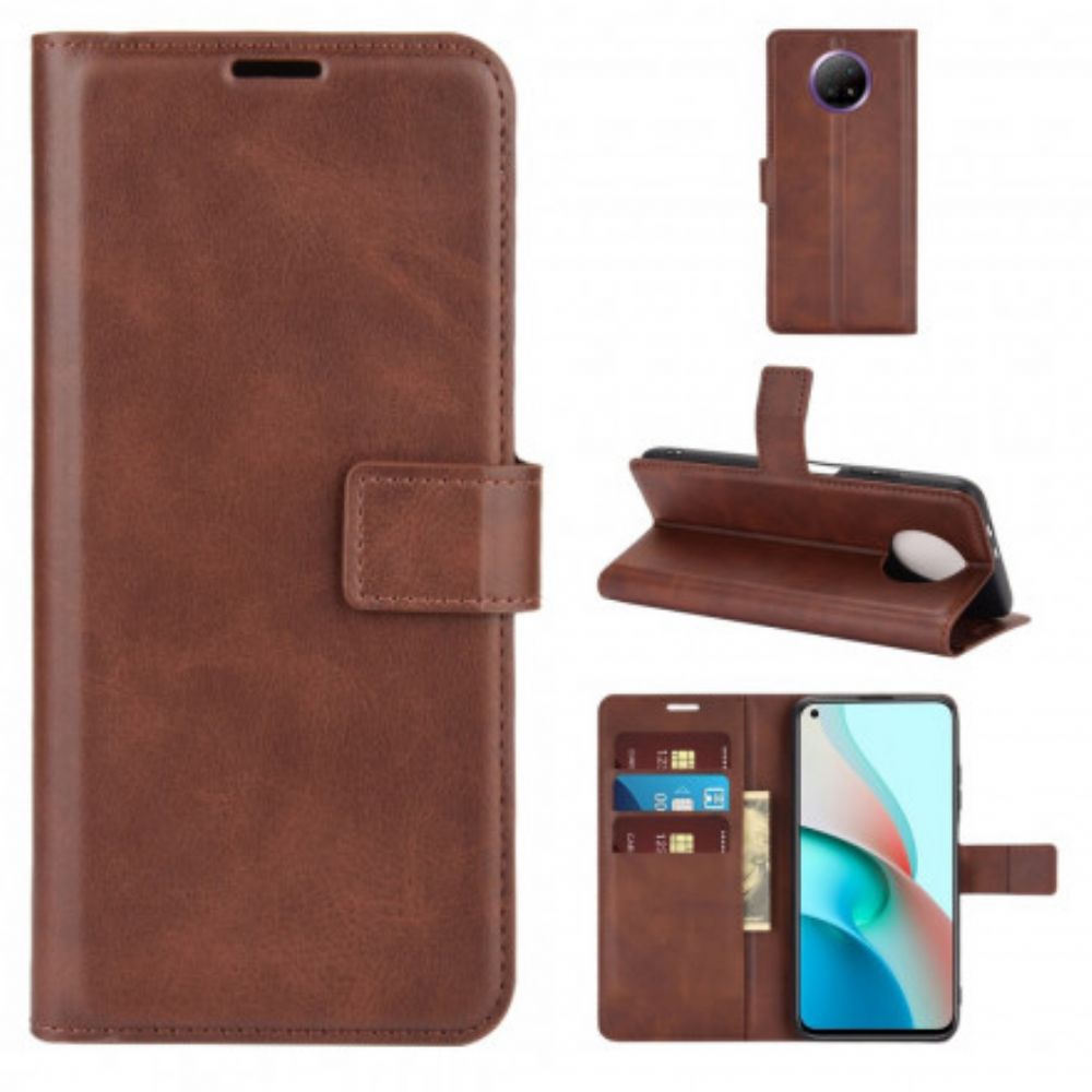 Flip Case Für Xiaomi Redmi Note 9 5G / 9T 5G Slim Extreme Lederoptik