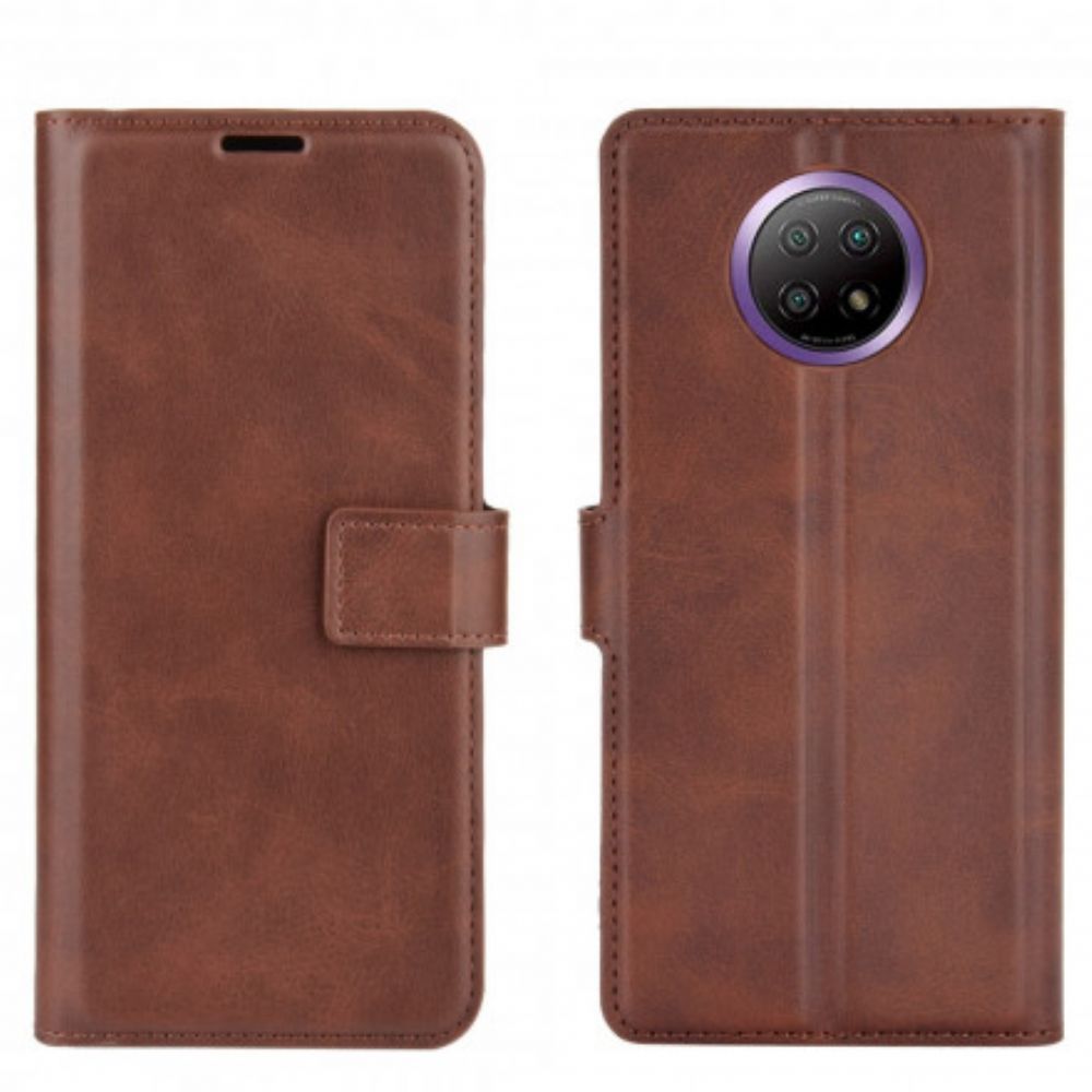 Flip Case Für Xiaomi Redmi Note 9 5G / 9T 5G Slim Extreme Lederoptik